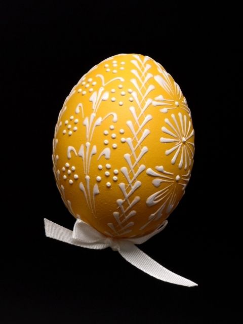Hímes tojás - sárga